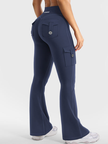 Leggings Movaelle CoreFlex acampanado cargo 30"