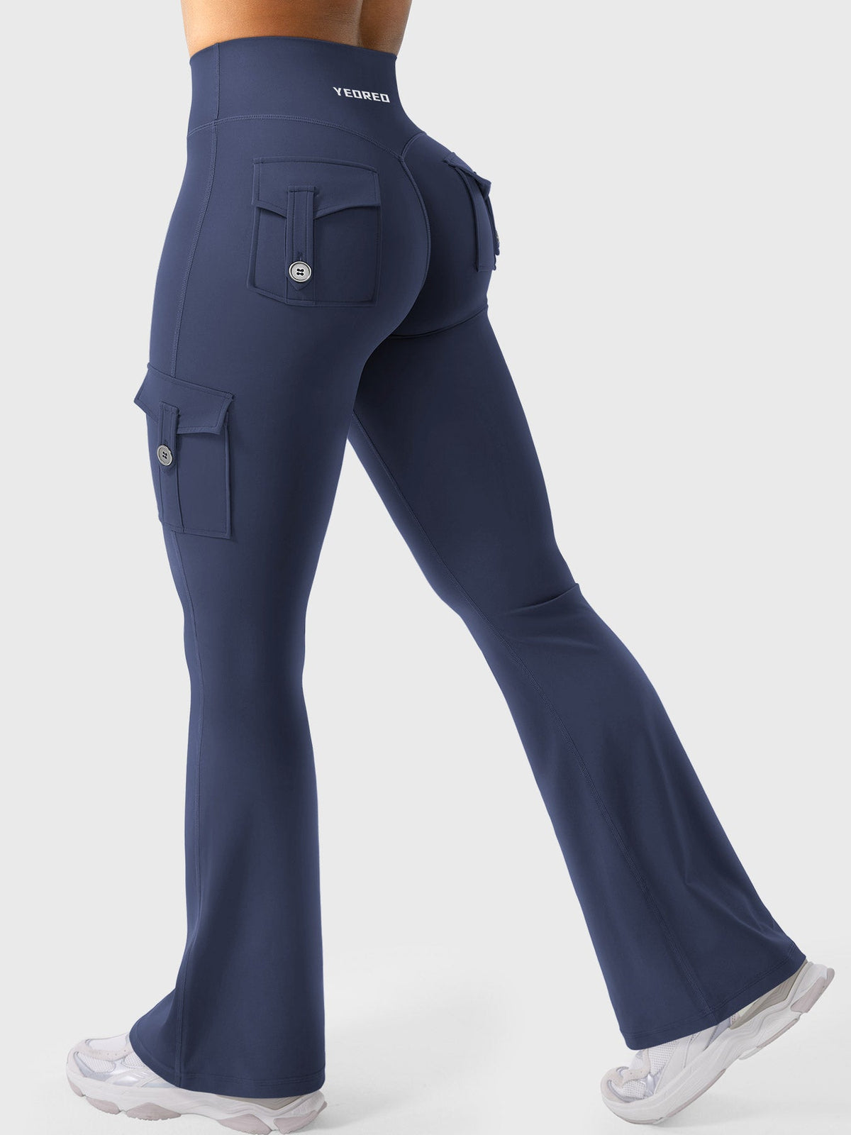 Leggings Movaelle CoreFlex acampanado cargo 30"