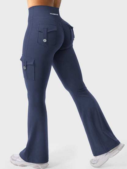 Leggings Movaelle CoreFlex acampanado cargo 30"