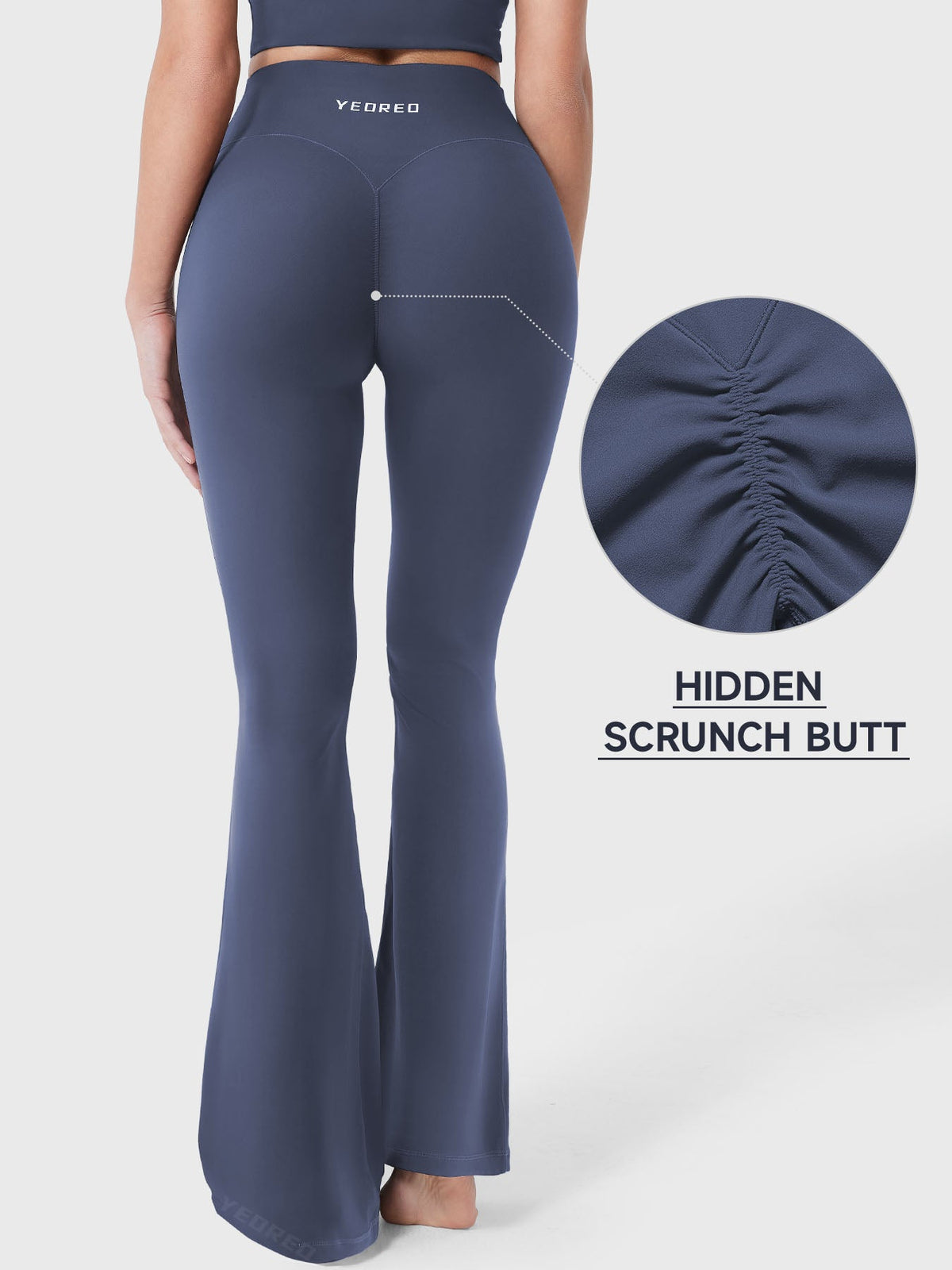 Leggings Movaelle SoftHue sin costurasa campanada 32"
