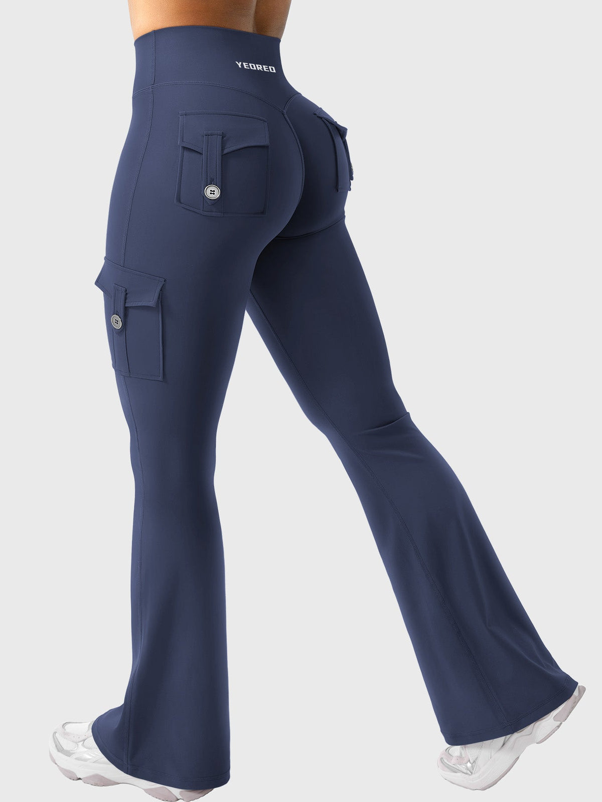 Leggings Movaelle CoreFlex acampanado cargo 32"