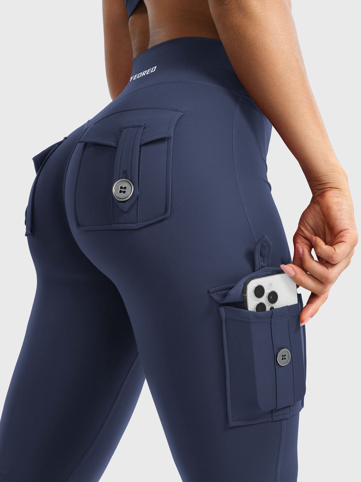 Leggings Movaelle CoreFlex acampanado cargo 32"