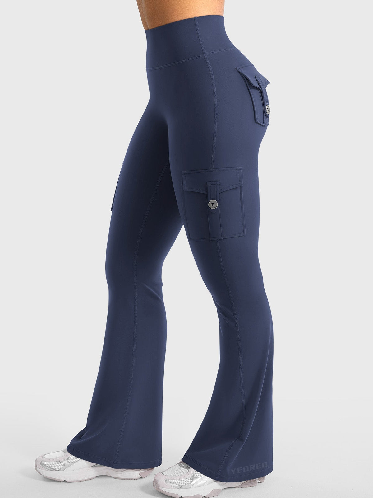 Leggings Movaelle CoreFlex acampanado cargo 32"