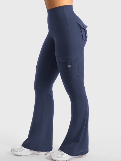 Leggings Movaelle CoreFlex acampanado cargo 32"