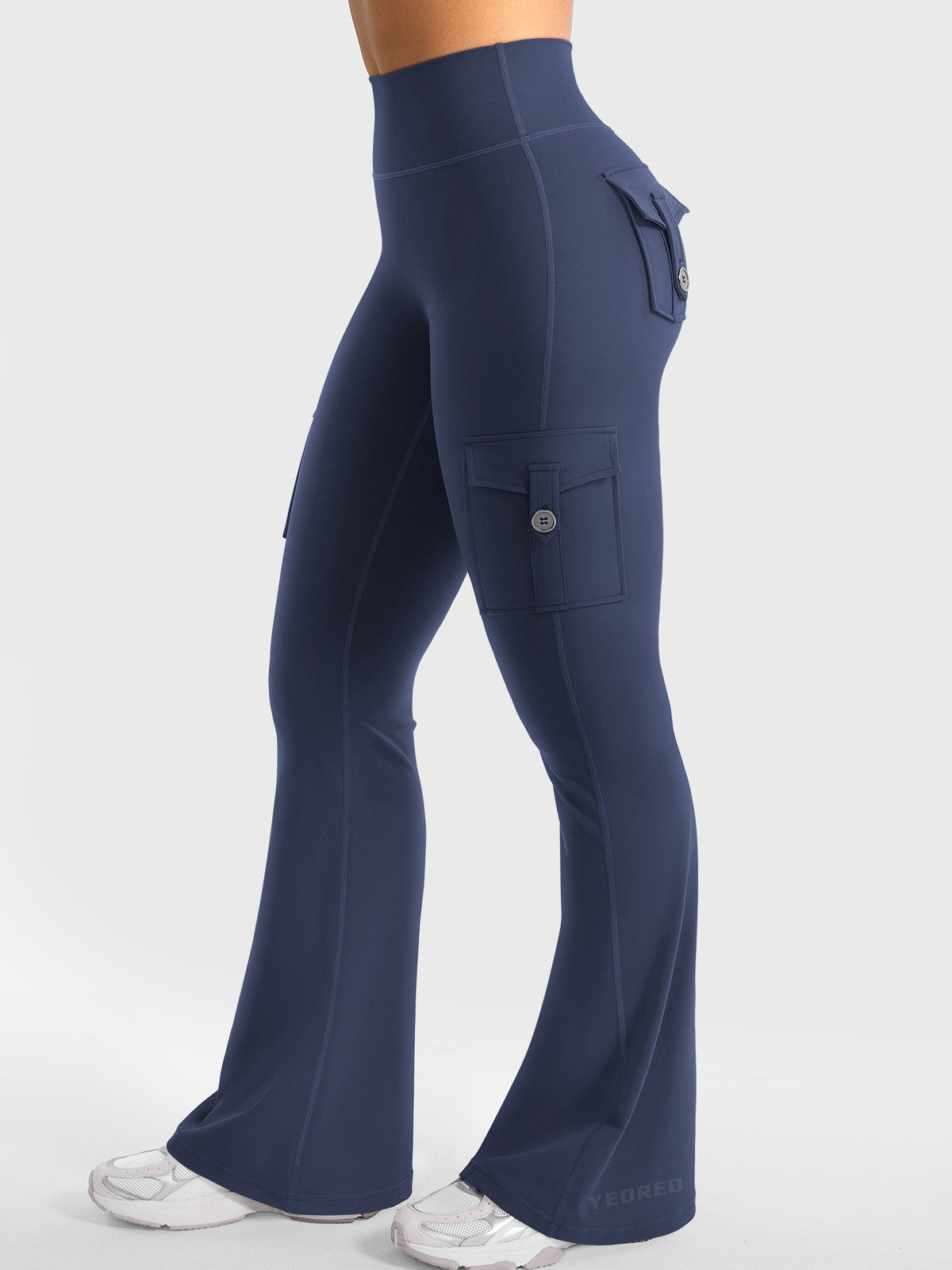 Leggings Movaelle CoreFlex acampanado cargo 34"