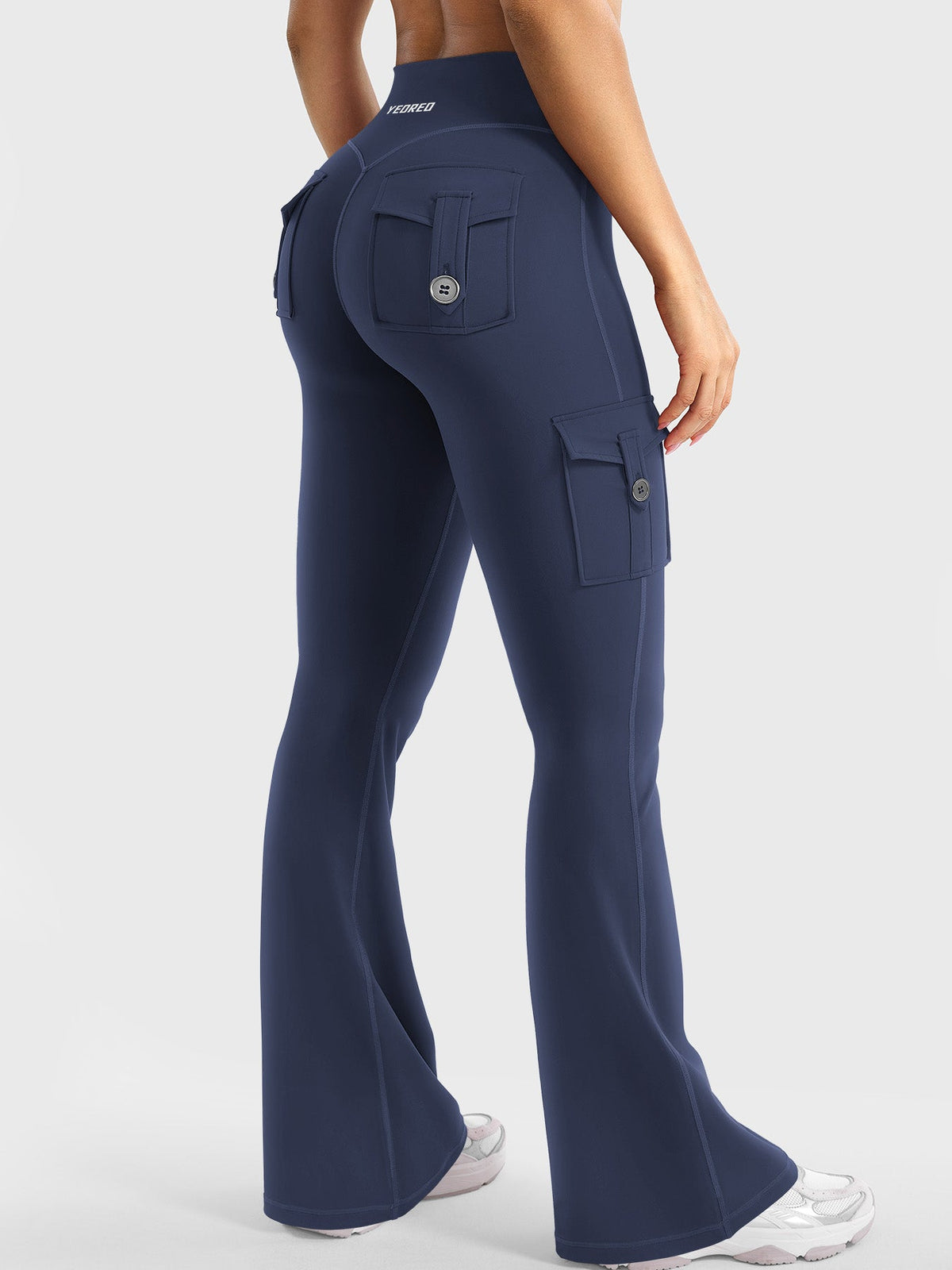 Leggings Movaelle CoreFlex acampanado cargo 34"