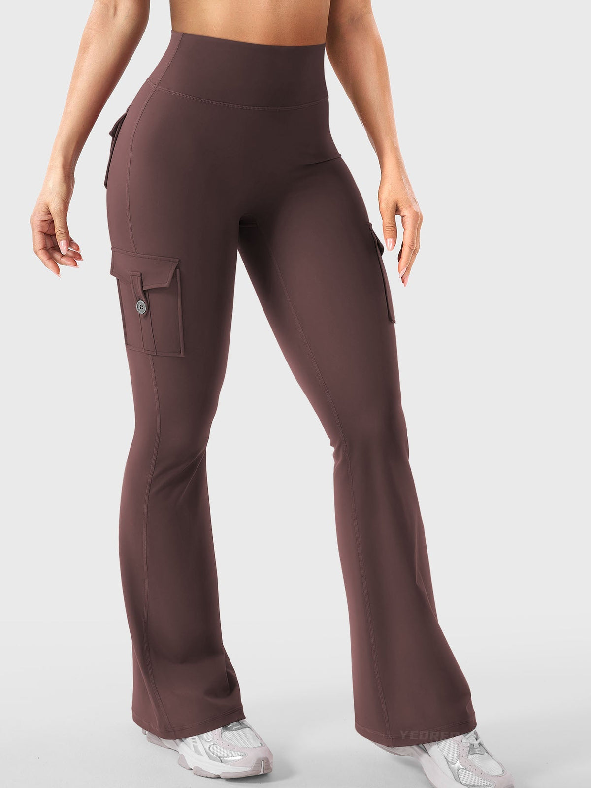 Leggings Movaelle CoreFlex acampanado cargo 32"