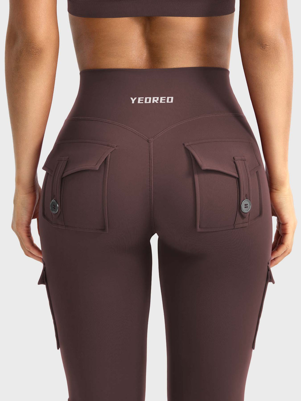 Leggings Movaelle CoreFlex acampanado cargo 32"