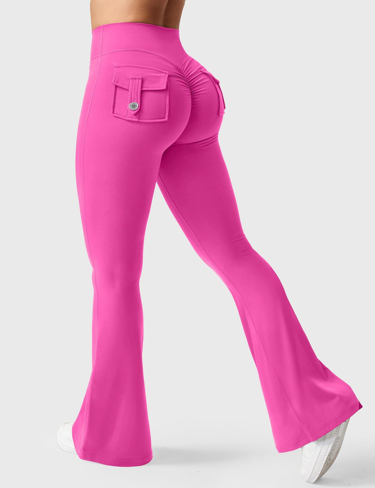 Leggings Movaelle CoreFlex acampanados con bolsillos