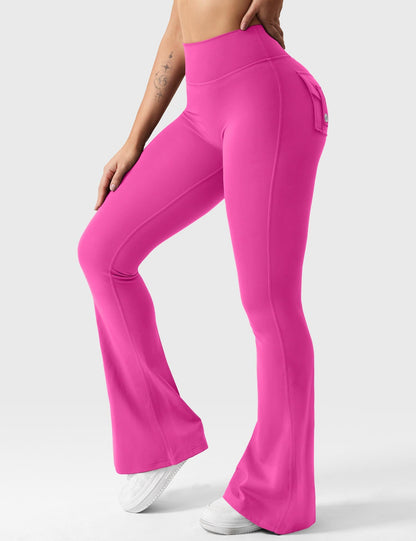 Leggings Movaelle CoreFlex acampanados con bolsillos