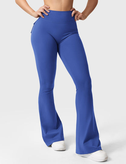 Leggings Movaelle CoreFlex acampanados con bolsillos