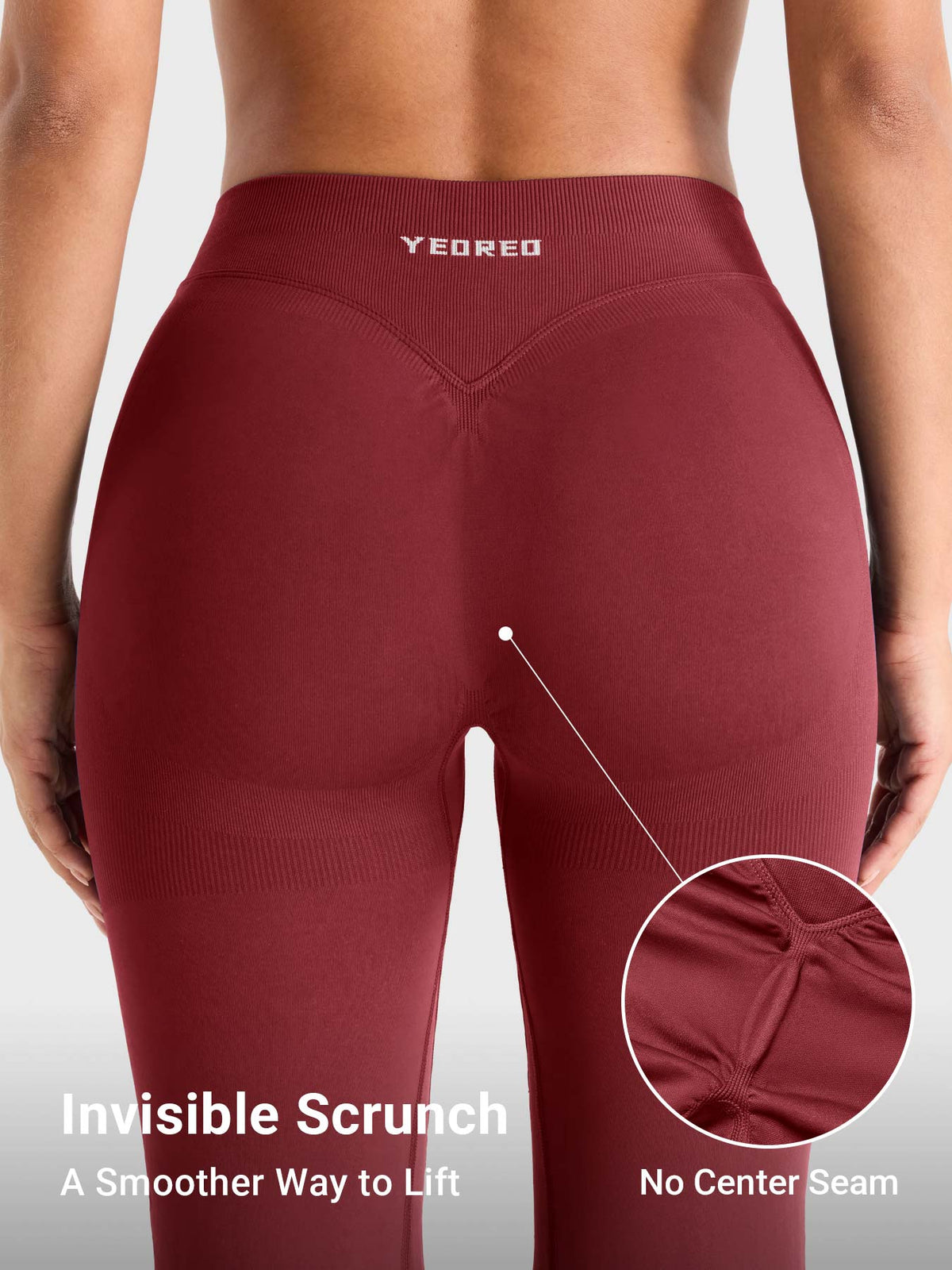 Leggings Movaelle Contour acampanados con scrunch invisible