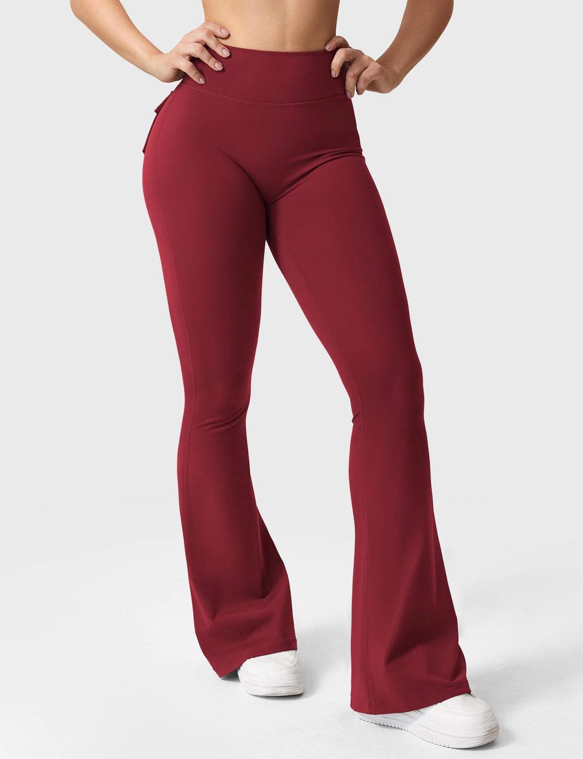 Leggings Movaelle CoreFlex acampanados con bolsillos