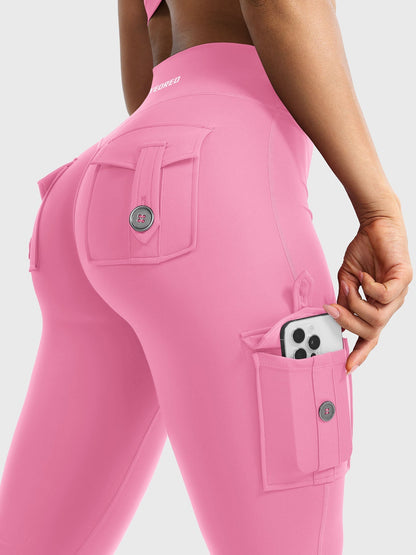 Leggings Movaelle CoreFlex acampanado cargo 30"