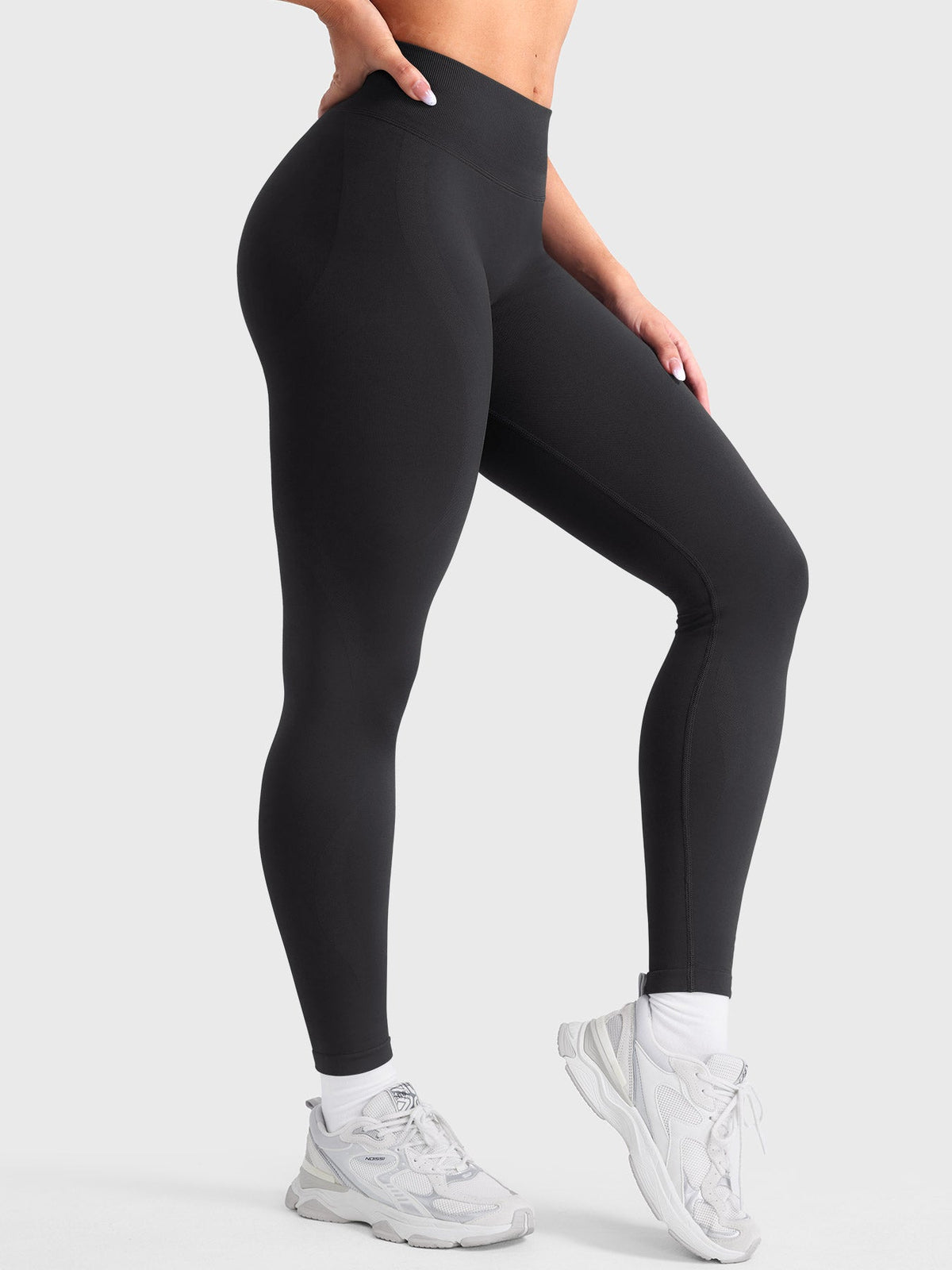 Leggings Movaelle Contour con frunce oculto 24"
