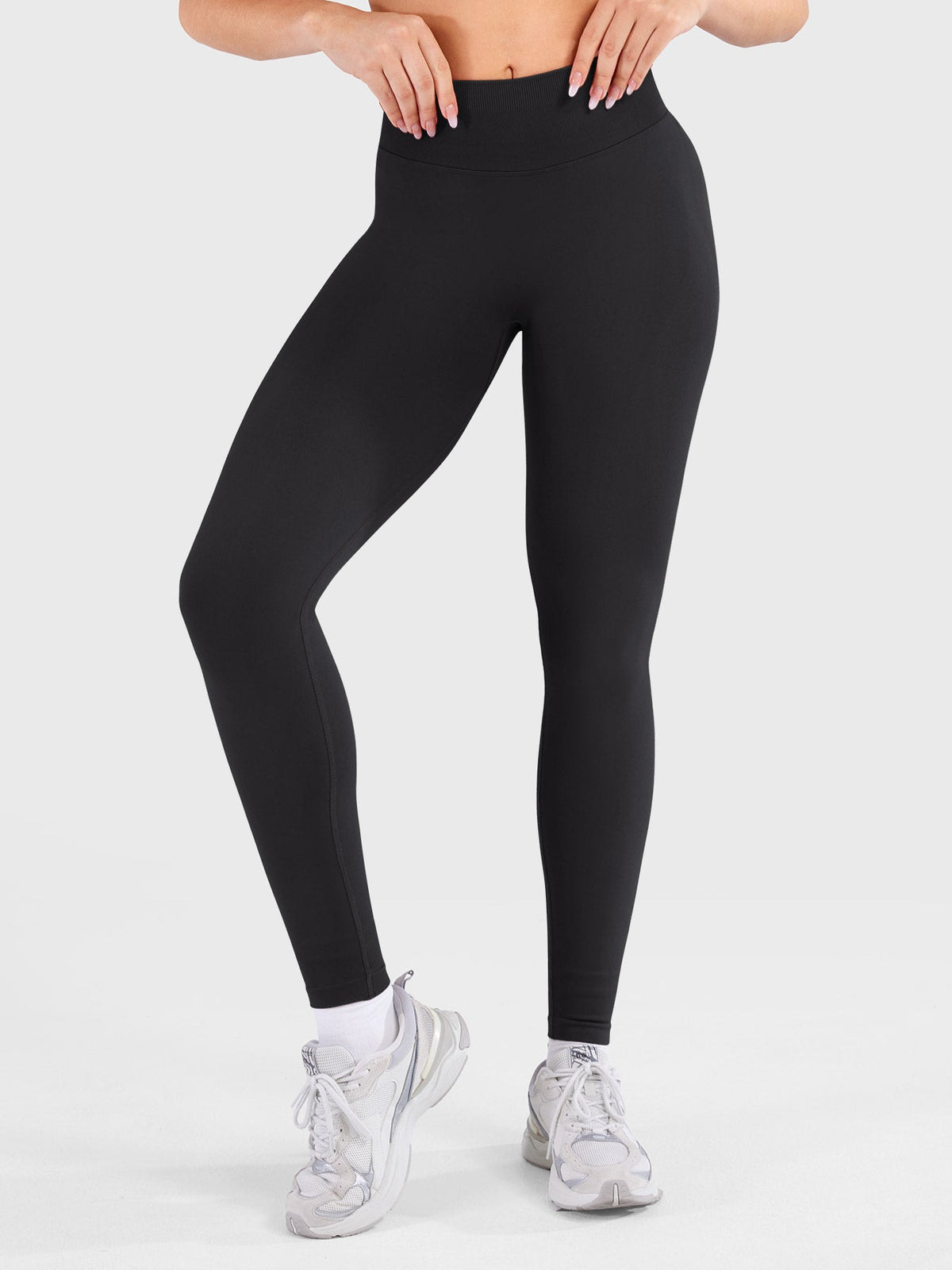 Leggings Movaelle Contour con frunce oculto 24"