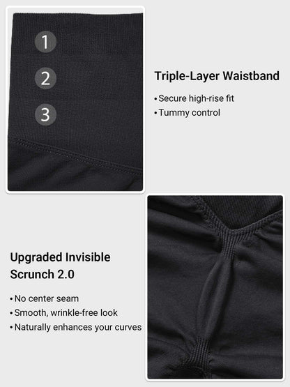Leggings Movaelle Contour con frunce oculto 24"
