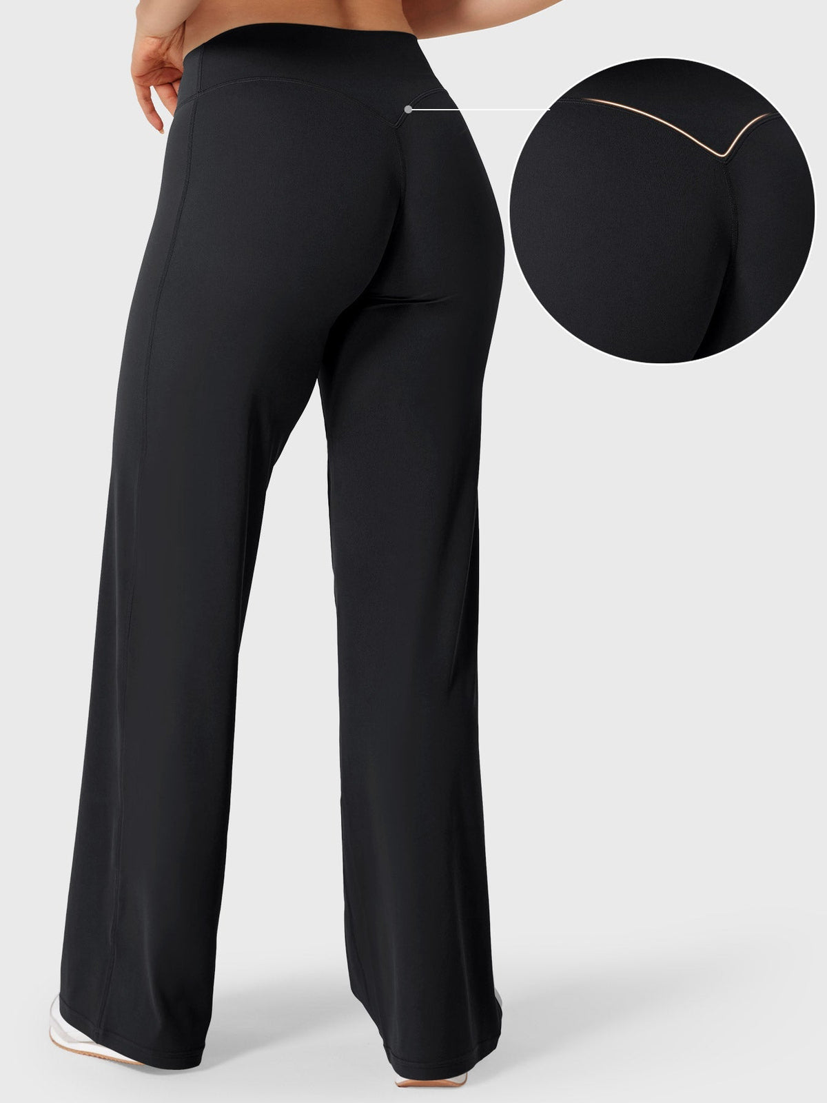 Leggings Movaelle Ease tiro bajo pierna recta 33"