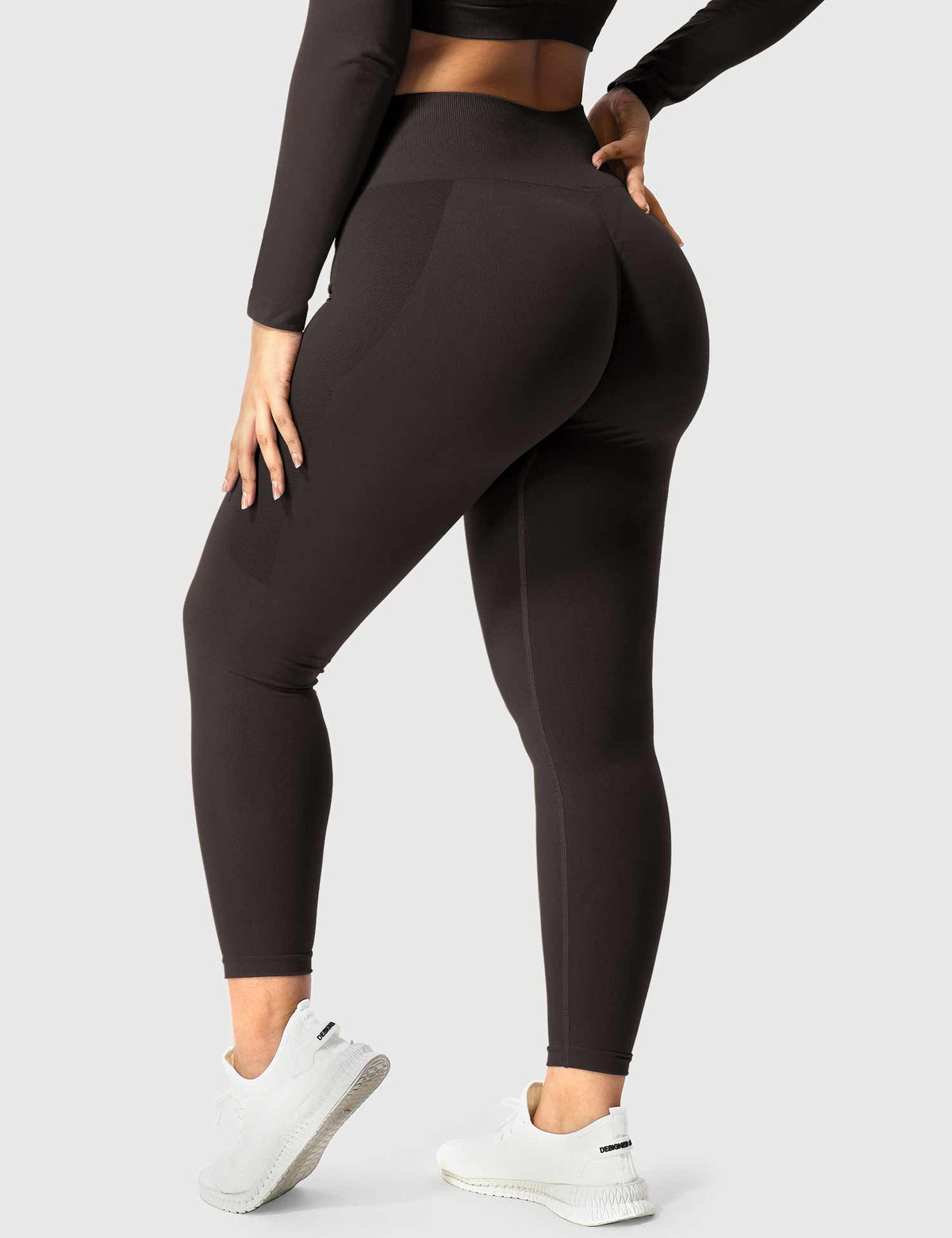 Leggings Movaelle Contour sin costuras fruncido
