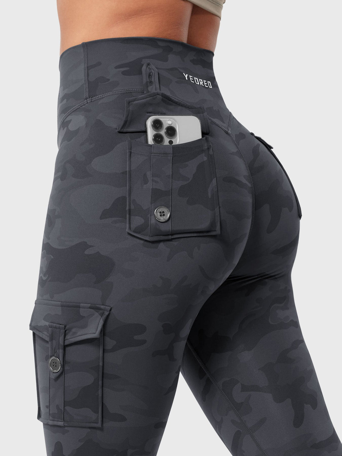 Leggings Movaelle CoreFlex camuflados scrunch