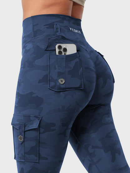 Leggings Movaelle CoreFlex camuflados scrunch