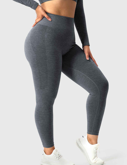 Leggings Movaelle Contour sin costuras fruncido