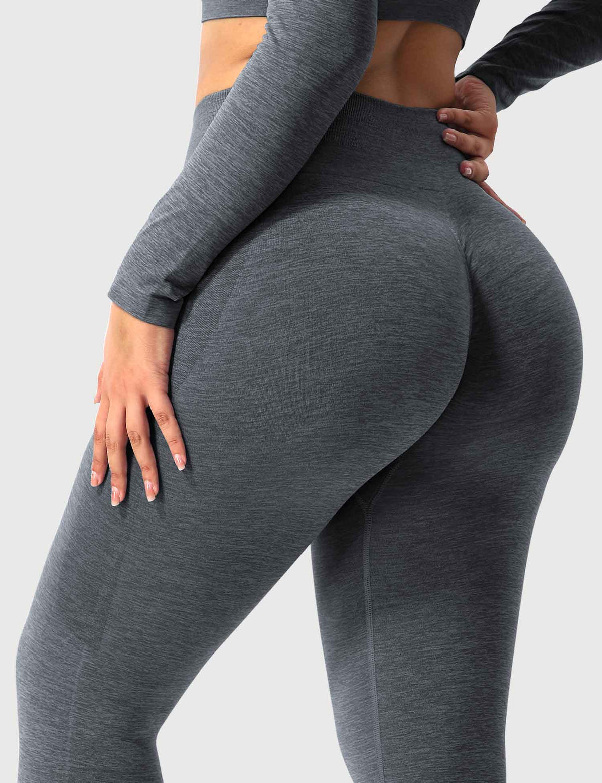 Leggings Movaelle Contour sin costuras fruncido