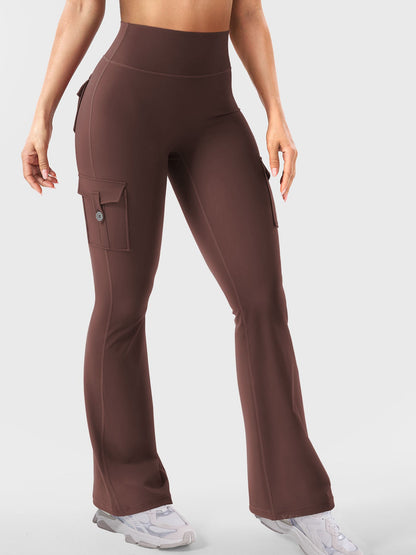 Leggings Movaelle CoreFlex acampanado cargo 30"