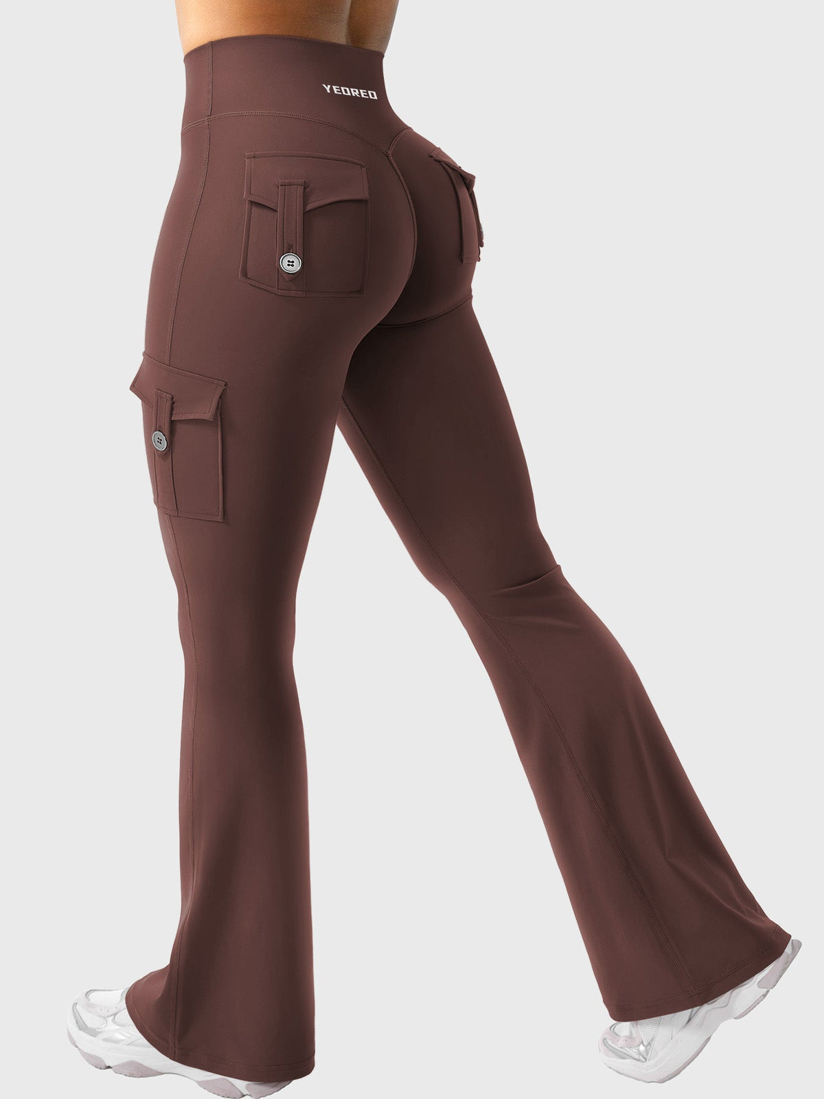 Leggings Movaelle CoreFlex acampanado cargo 32"