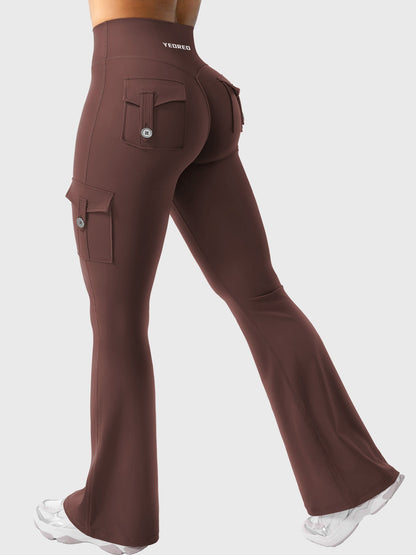 Leggings Movaelle CoreFlex acampanado cargo 32"
