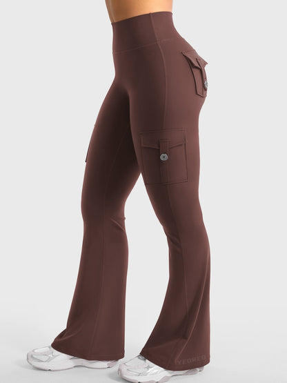 Leggings Movaelle CoreFlex acampanado cargo 32"