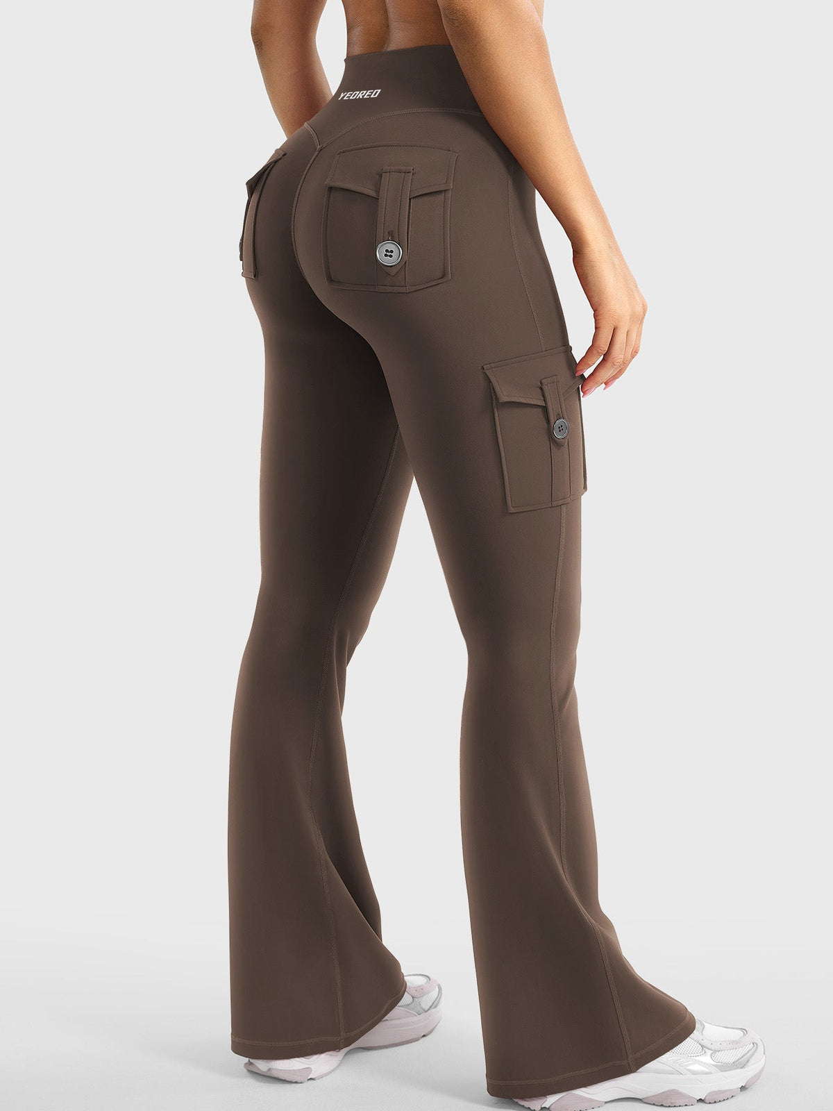 Leggings Movaelle CoreFlex acampanado cargo 32"