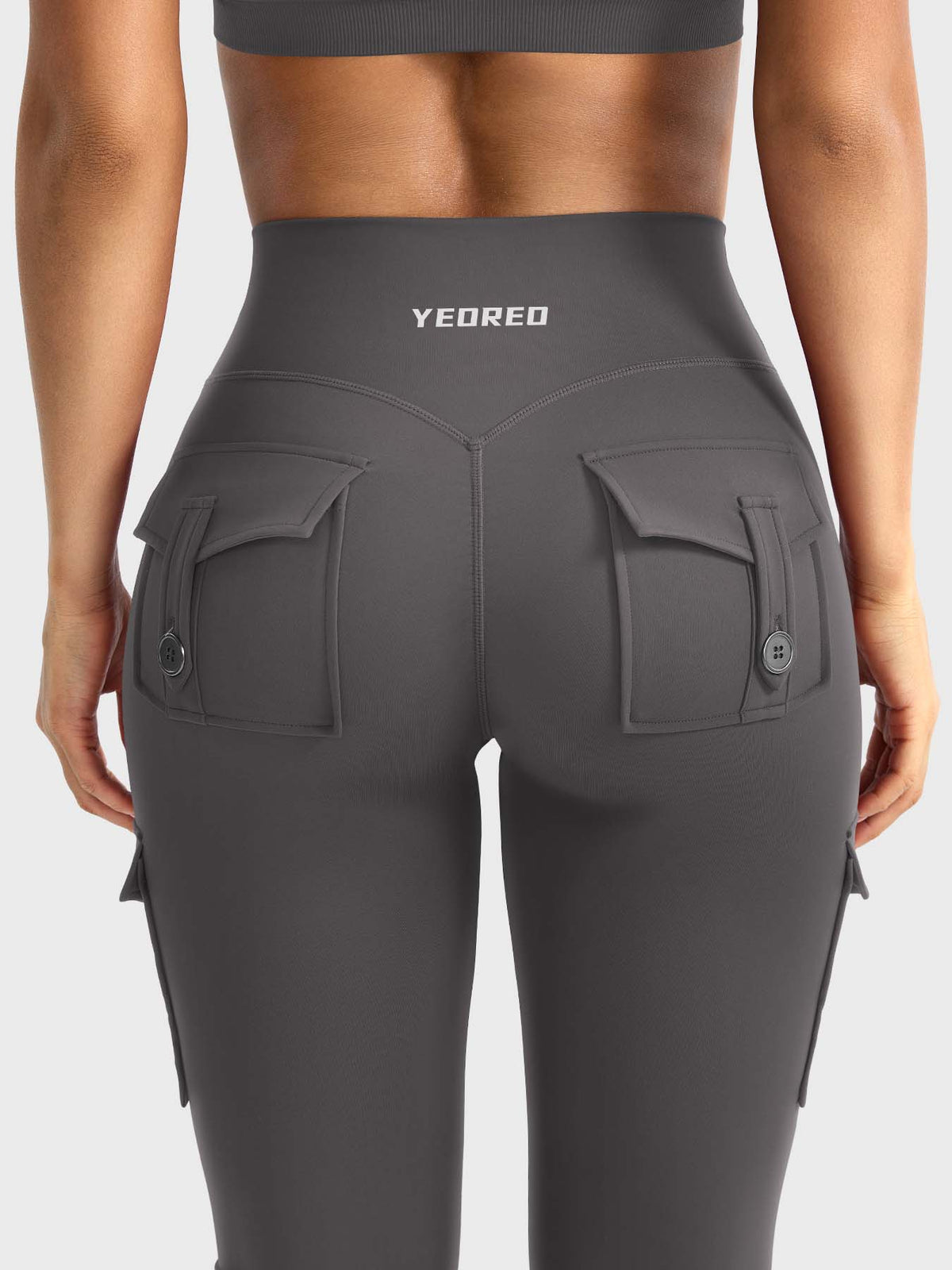 Leggings Movaelle CoreFlex acampanado cargo 34"