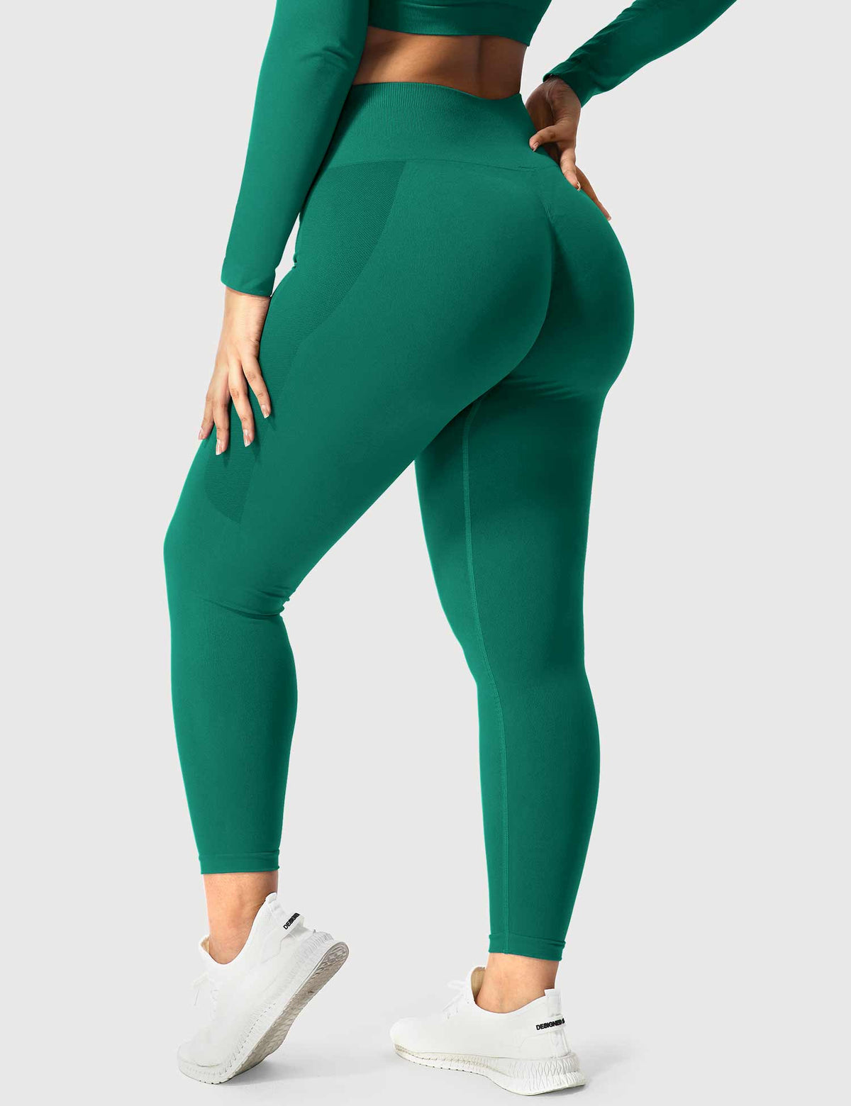 Leggings Movaelle Contour sin costuras fruncido