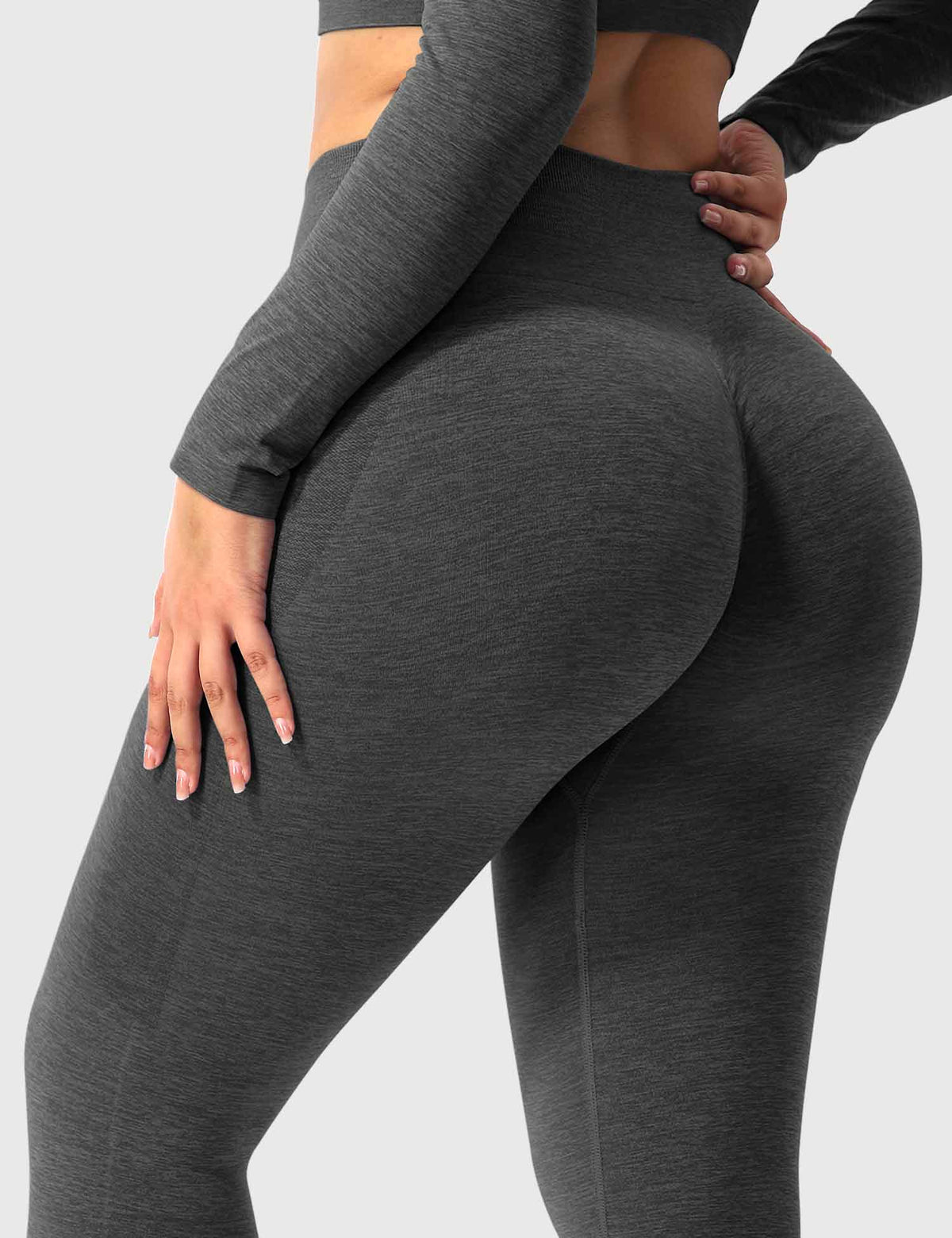 Leggings Movaelle Contour sin costuras fruncido