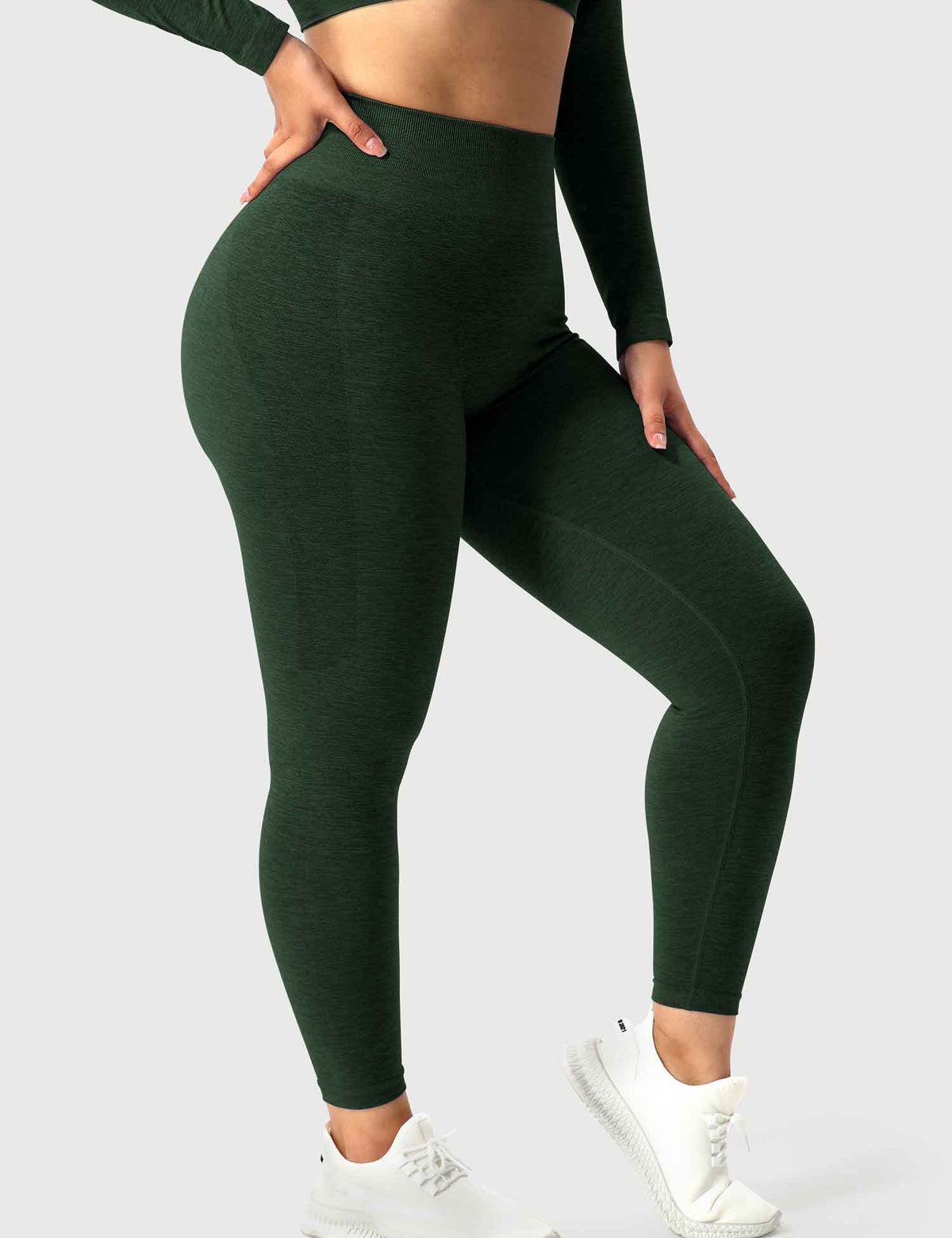 Leggings Movaelle Contour sin costuras fruncido