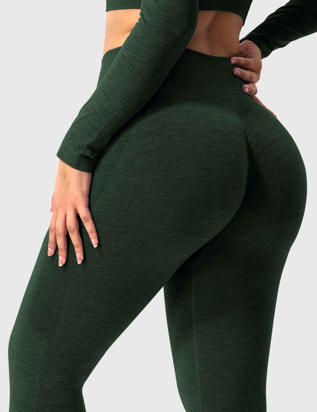 Leggings Movaelle Contour sin costuras fruncido