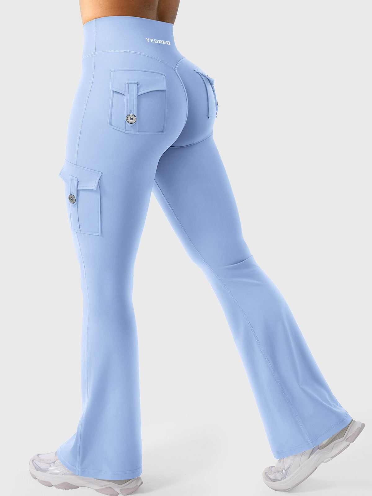 Leggings Movaelle CoreFlex acampanado cargo 30"