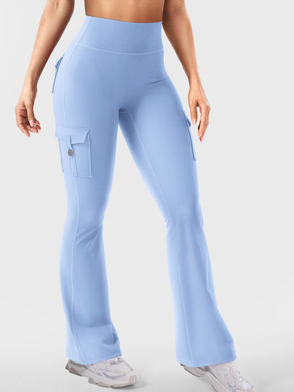 Leggings Movaelle CoreFlex acampanado cargo 30"