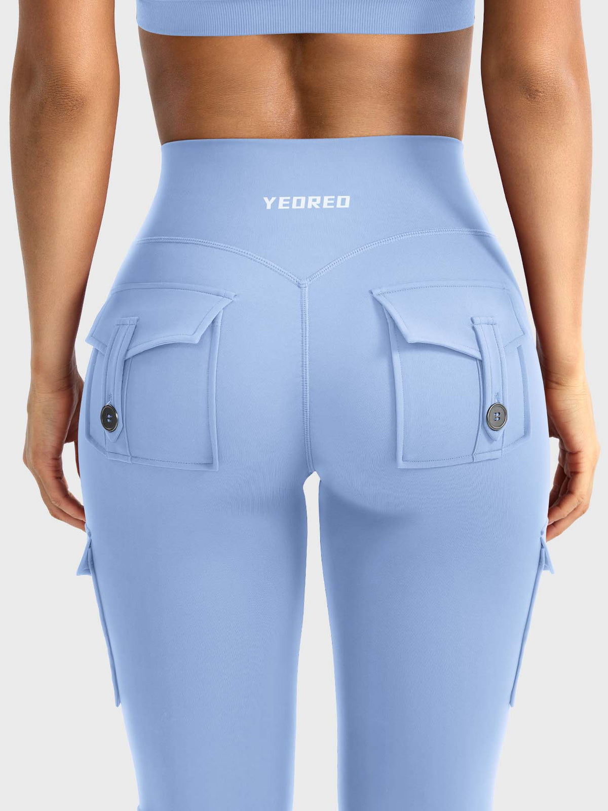 Leggings Movaelle CoreFlex acampanado cargo 30"