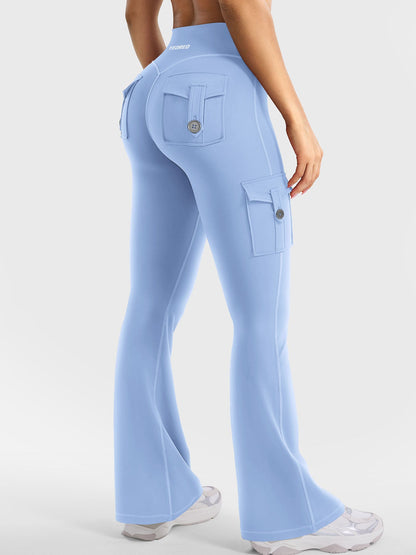 Leggings Movaelle CoreFlex acampanado cargo 30"