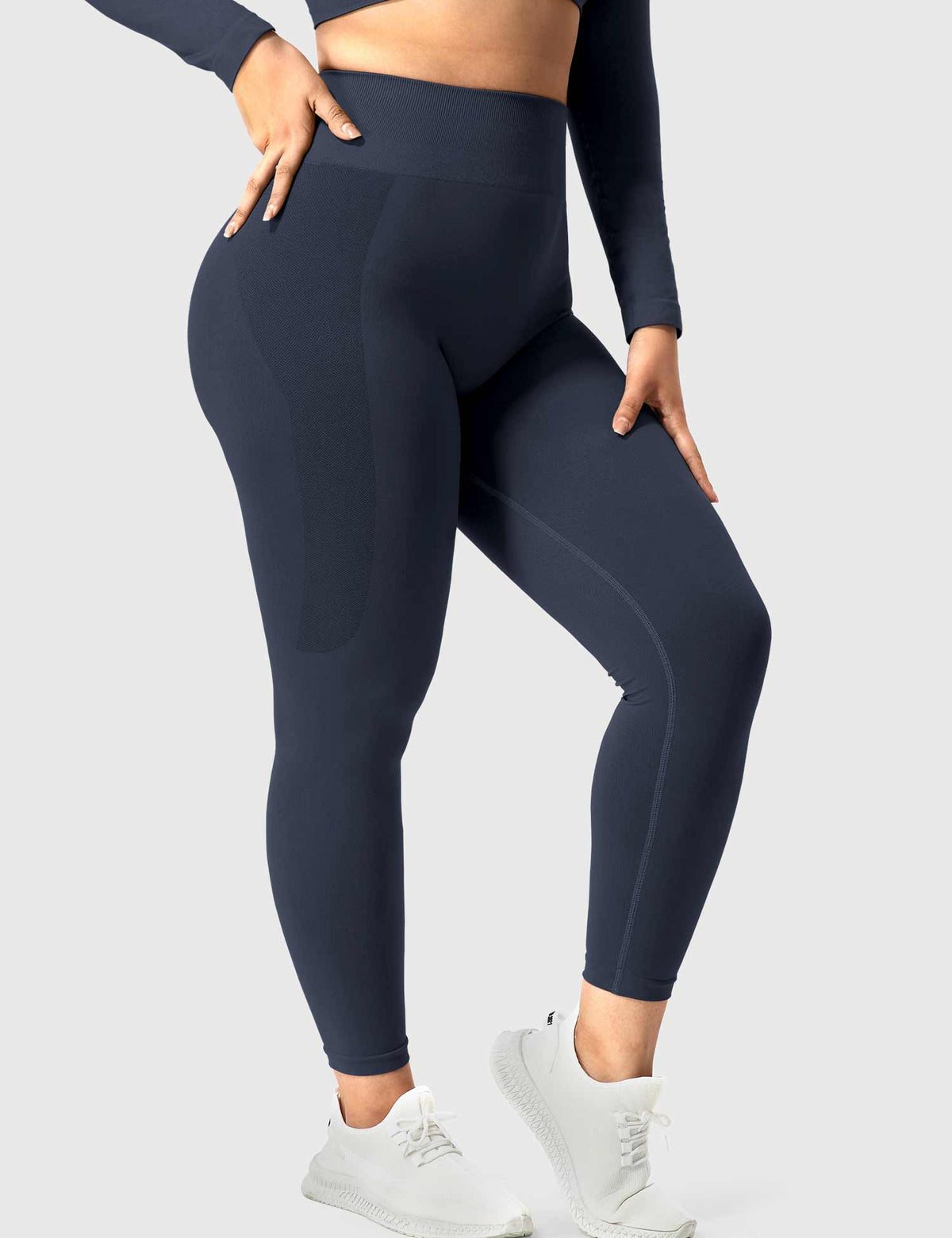 Leggings Movaelle Contour sin costuras fruncido