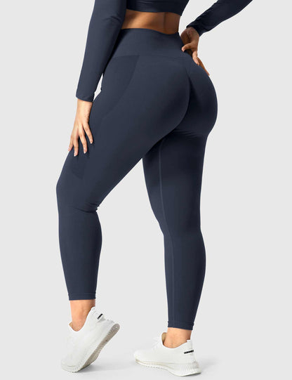 Leggings Movaelle Contour sin costuras fruncido