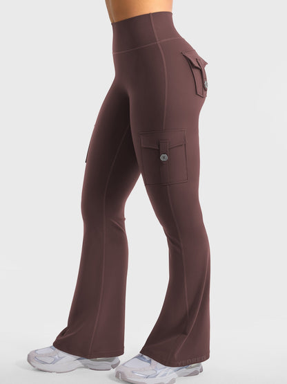 Leggings Movaelle CoreFlex acampanado cargo 30"