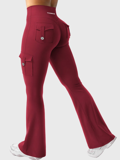 Leggings Movaelle CoreFlex acampanado cargo 32"