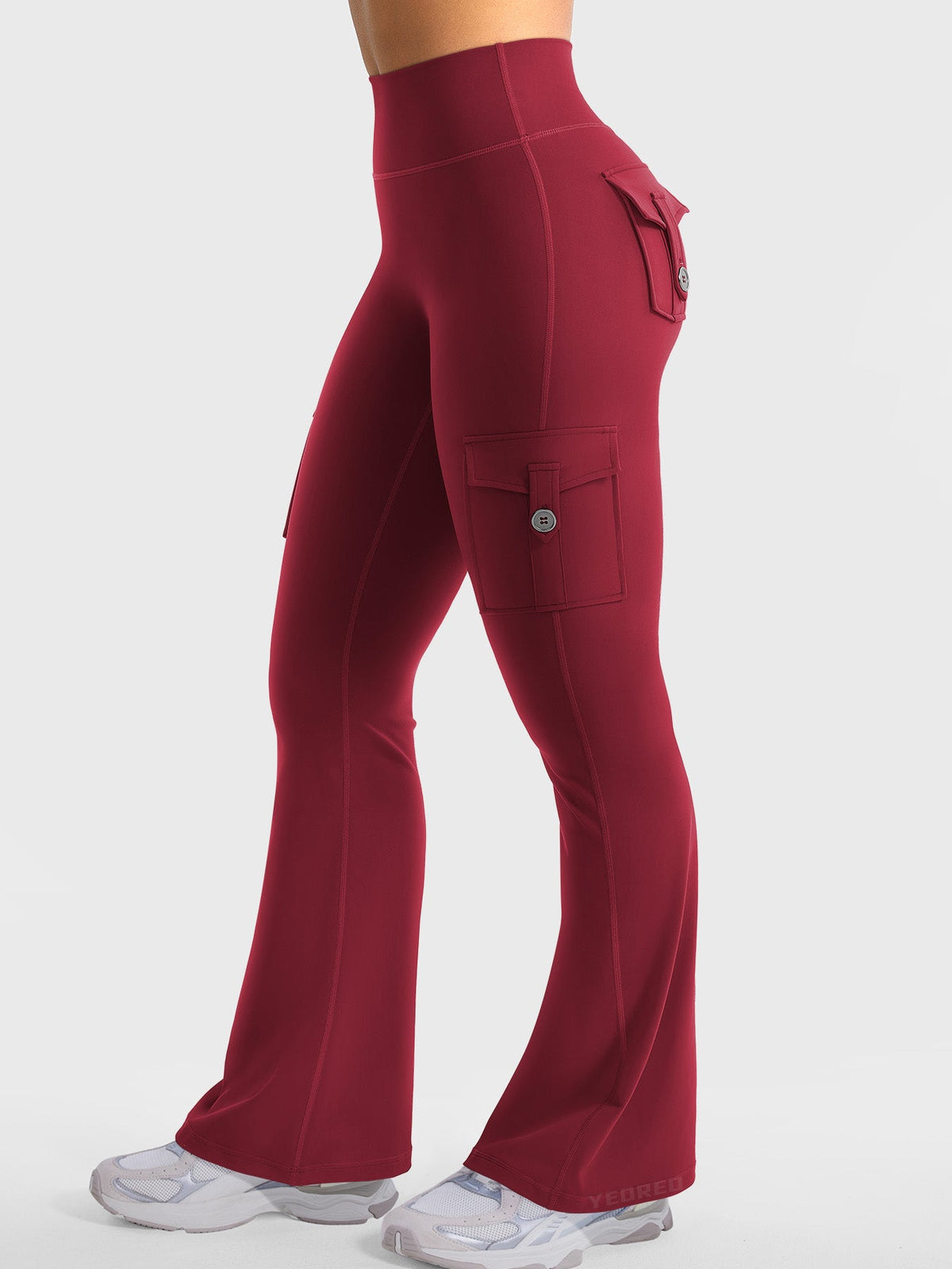 Leggings Movaelle CoreFlex acampanado cargo 34"