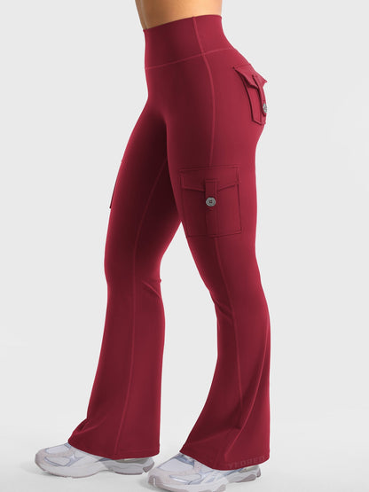 Leggings Movaelle CoreFlex acampanado cargo 34"