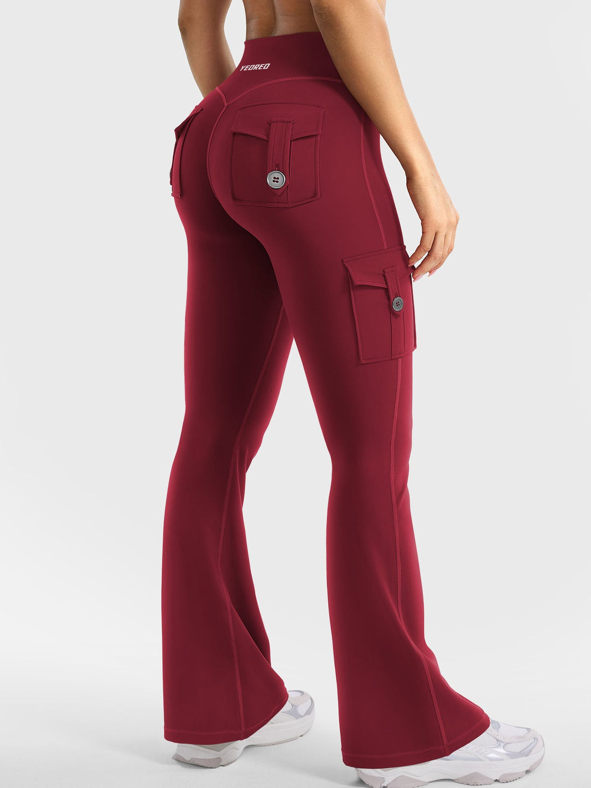 Leggings Movaelle CoreFlex acampanado cargo 34"
