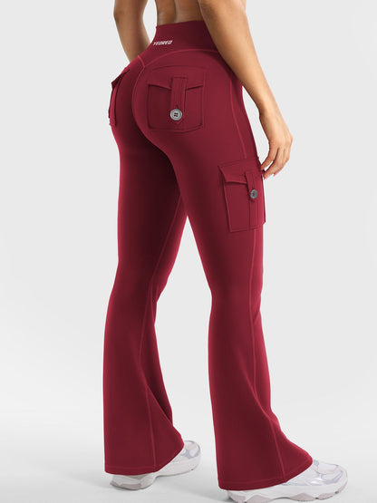 Leggings Movaelle CoreFlex acampanado cargo 34"