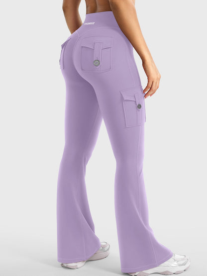 Leggings Movaelle CoreFlex acampanado cargo 32"
